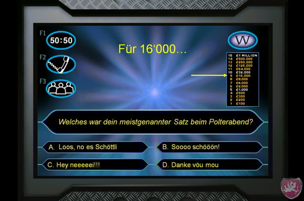 Wer wird Millionär Powerpoint Hochzeit