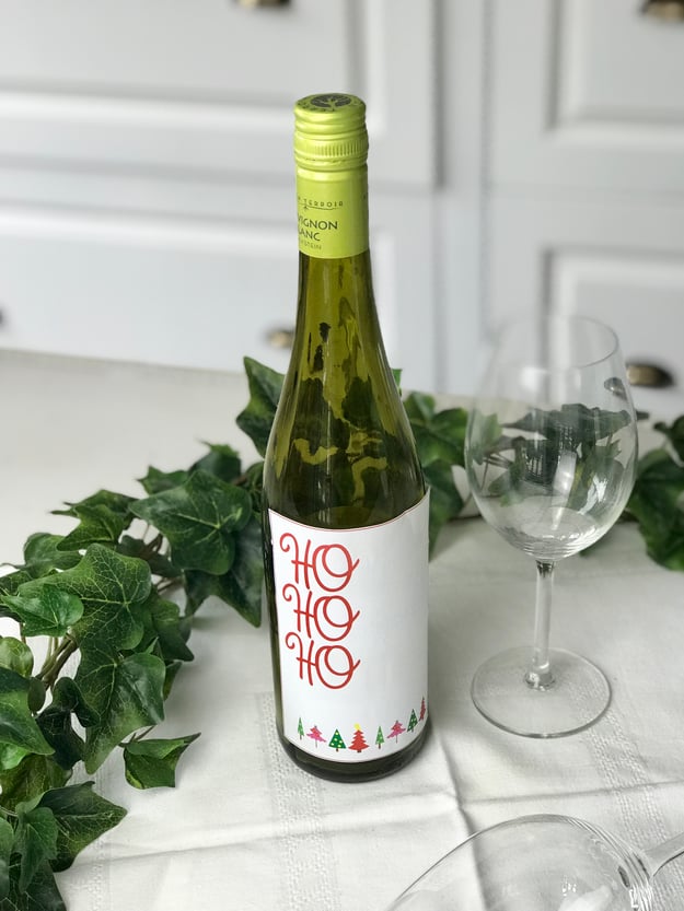 Individuelles Flaschenlabel