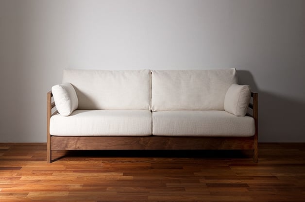 ソファ　フラッグ　ウォールナット　杉本家具　木　モダン　栃木県　家具　インテリア