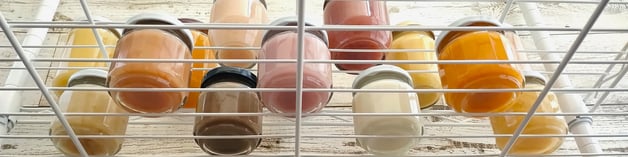 ジャム色とりどり