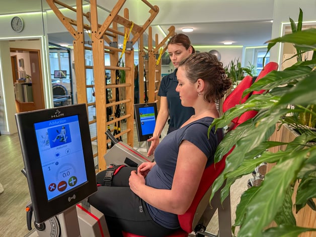 Training mit Physiotherapeuten von Wellsana
