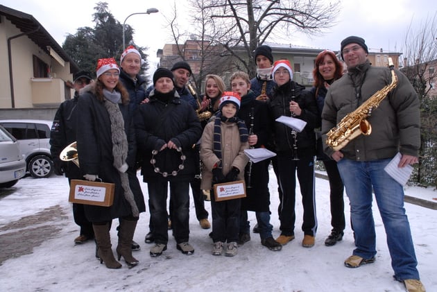 Anche quest'anno le Pive Natalizie in giro per il nostro paese