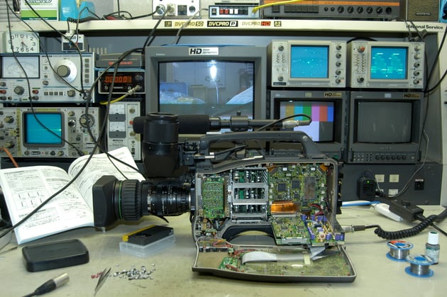 ＤＶＣＰＲＯ カメラ修理用ベンチ