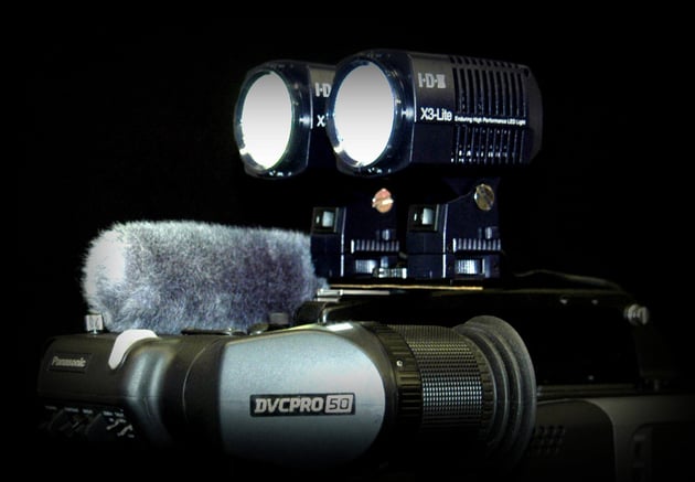 明るさが3倍以上に改善された「X3-Lite」2灯使用例