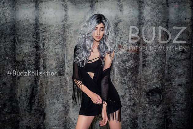 Königsdisziplin Blond - Das perfekte Grau bei Budz Friseure in München Schwabing