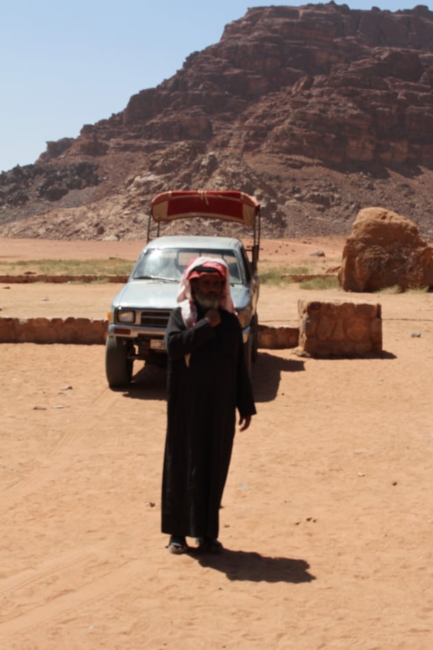 Unser beduinischer Wüstenpilot.