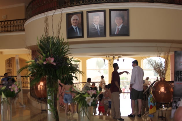 Hotel am Toten Meer.