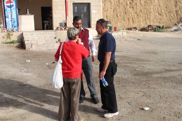 Renate, Kamal und Wael.