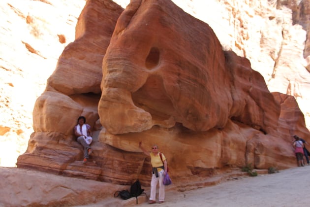 Der steinerne Elefant.