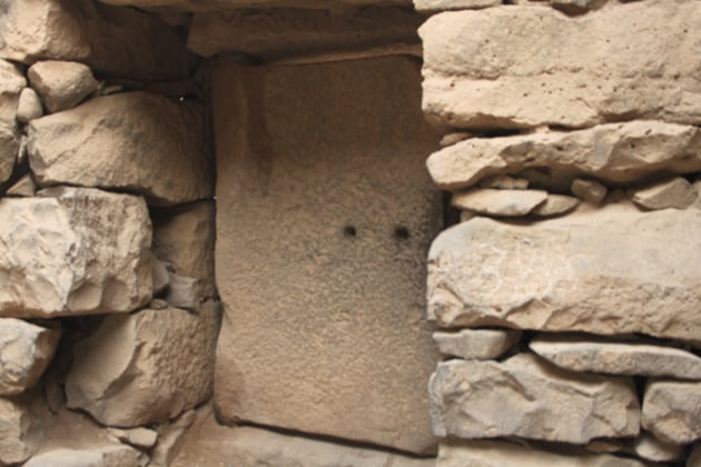 Noch funktionierendes Steintor.