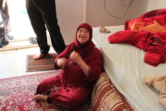 Die Mutter von Wael, sie war eine wunderbare Gastgeberin.