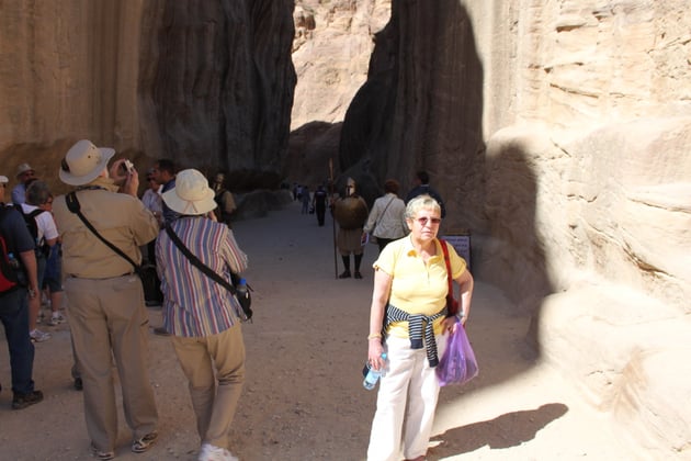 Die Schlucht ist ca.2 km lang.