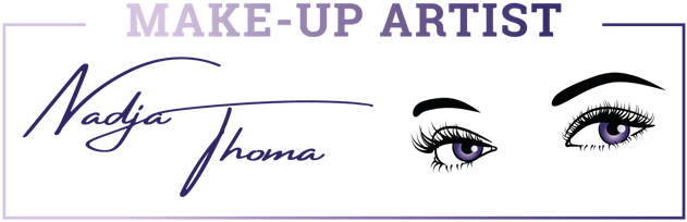 Rechteckiges Logo Nadja Thoma Make-Up Artist