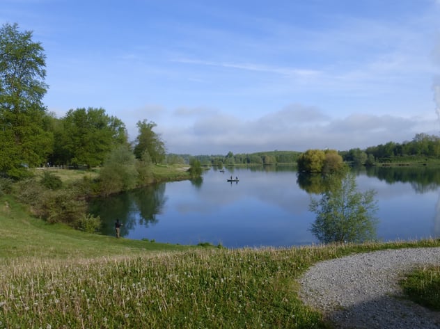 réservoir de pêche à la mouche