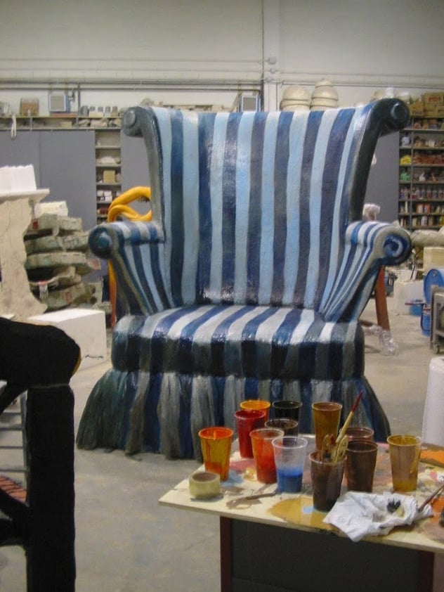 Sillón Gigante Escenográfico.