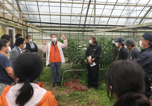 宮古島にサテライトオフィスがある企業が開発したアグリテックサービスのPR支援の一環である講習会