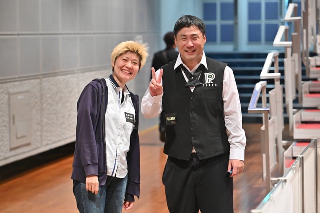 左：事務局長・清田友衣、右：理事長・中野雅之。今年9月『ジャパンオープン』