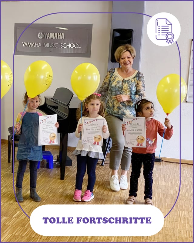 Yamaha Musikschule Osnabrück - Yamaha Music School -  Die tollen Fortschritte unserer Schüler - 2025