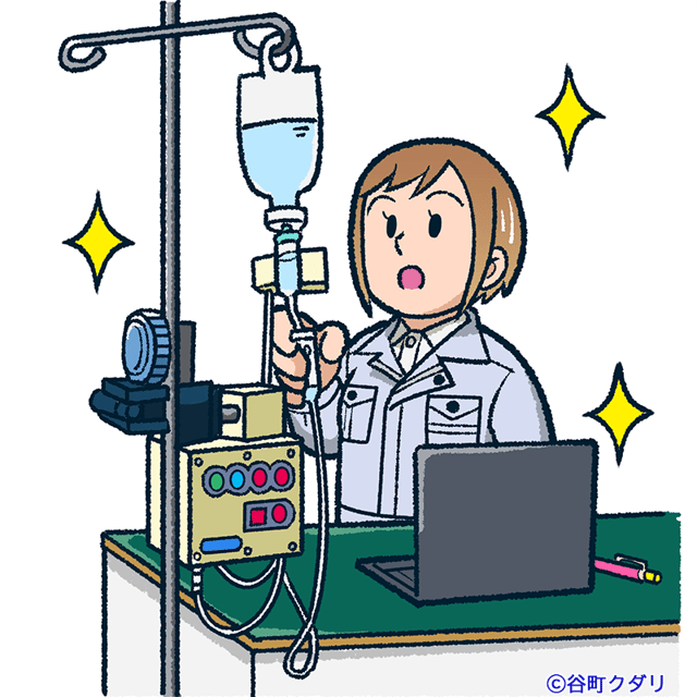 女性エンジニア１　挿絵