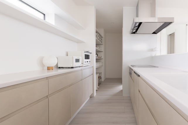 ハコイエ　ベージュパッケージ　洗面台