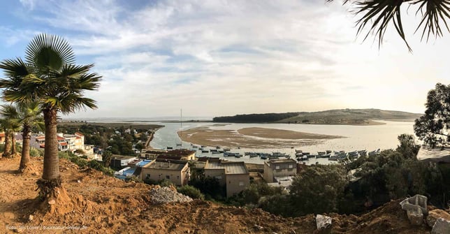 Moulay Bousselham - Blick über die Lagune