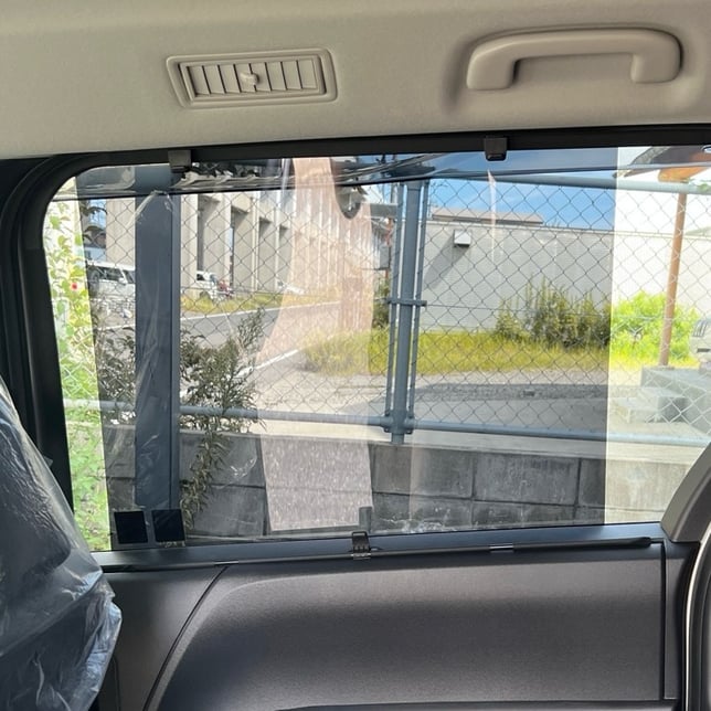 トヨタ　ヴォクシー　カーフィルム施工　純正オプション　スモークフィルム