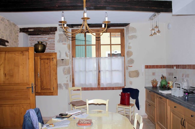 The Kitchen was a Part of an old Hospice of Marciac / La Cuisine