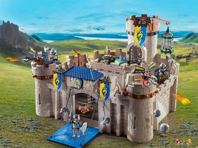 Die Besonderheiten des Playmobil-Pakets 71642 sind eine funktionierende Kanone und zahlreiche spannende Funktionen.