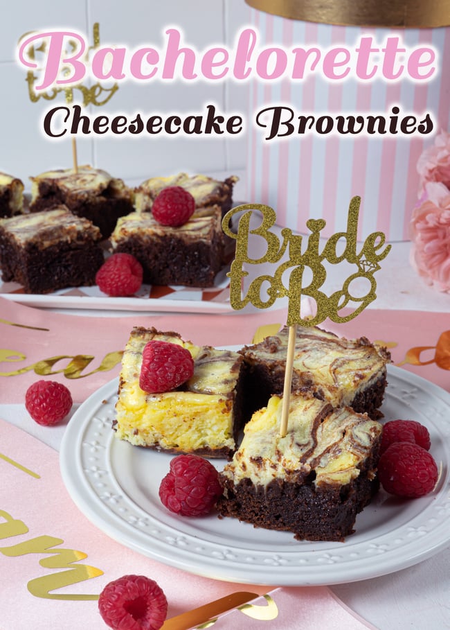 Cheesecake Brownies aus dem Film Bachelorette, Backen, Schokolade, Dessert, Nachspeise