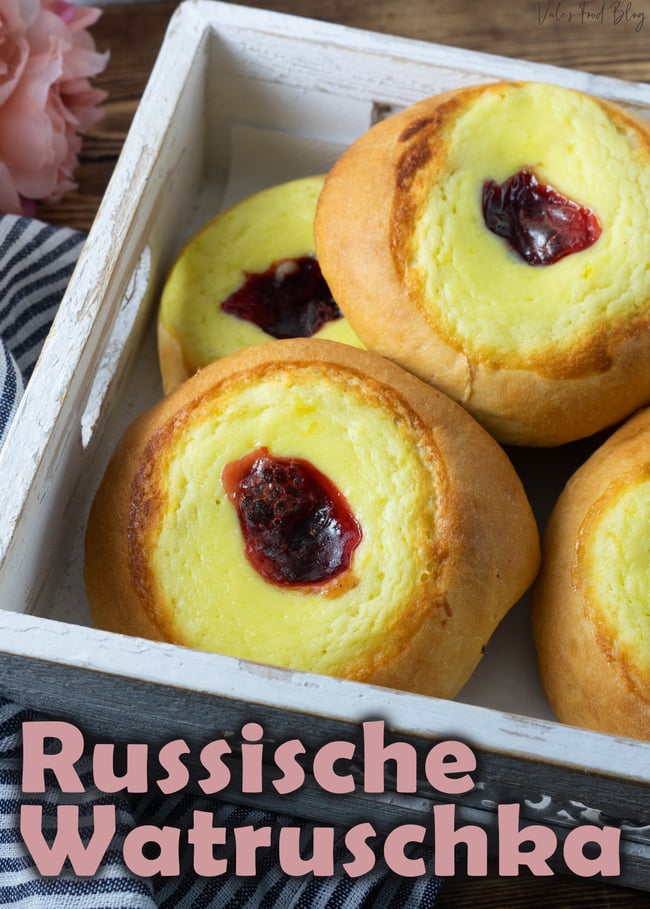 Russische Watruschka - Russische Rezepte, Rezepte aus Russland, Weltrezepte, Dessert, Backen, Nachspeise, Snakcs