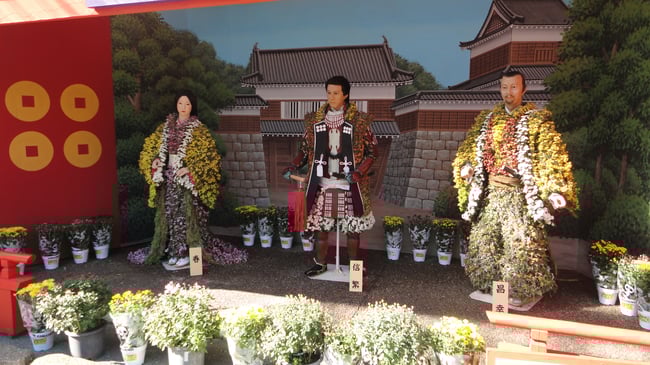 今年の菊人形はNHKの真田丸