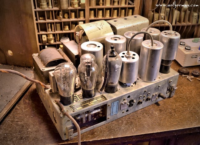 radio lorenz t rex imperator audiophon dan aetherman steampunk art