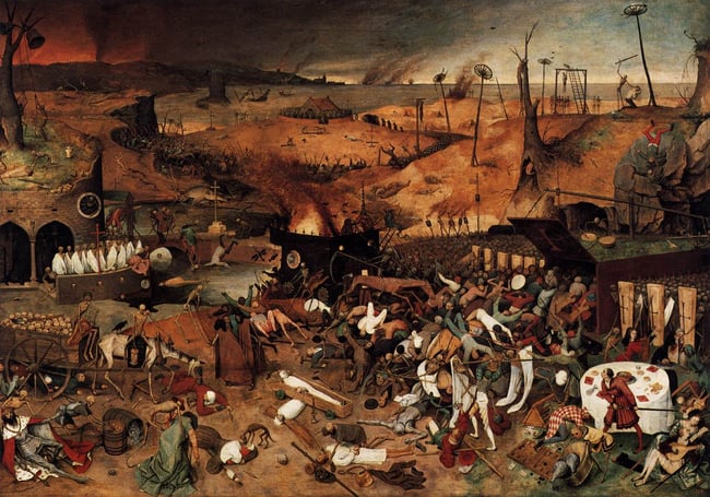 Pieter Bruegel l'Ancien - Le Triomphe de la Mort 