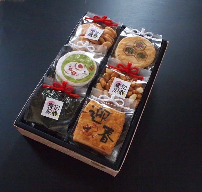 迎春せんべいセット箱