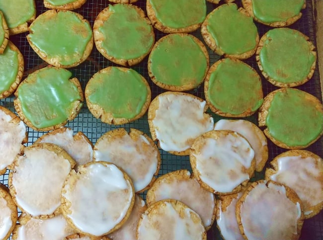 砂糖蜜＆抹茶糖せんべい