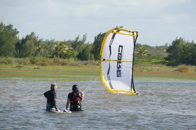 Claire from Australia at Cauipe Lagoon by Cumbuco Guesthouse