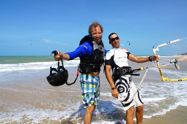 Cumbuco Kiteschool at the Cumbuco Guesthouse !  Lessons and Equipment Rental !