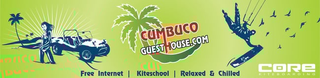 Book your Room at the Cumbuco Guesthouse or let us answer your questions !