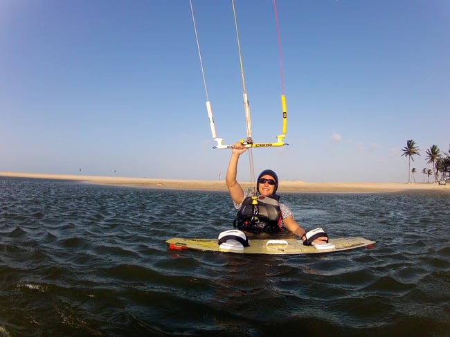 Kiteschule Cumbuco Guesthouse Kiten lernen in Brasilien !