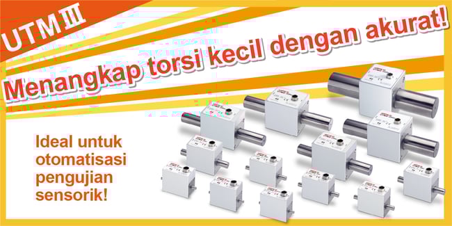 遠心力による影響が小さい！トルクメータの決定版「UTMⅢ」