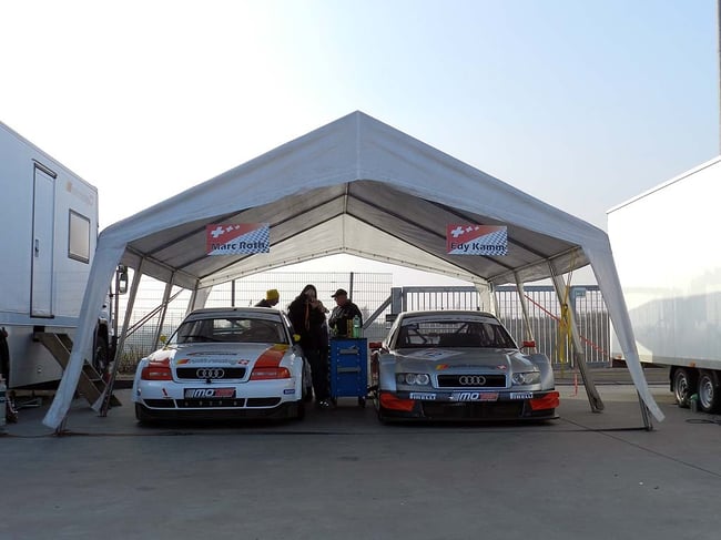 Teamzelt am Nürburgring
