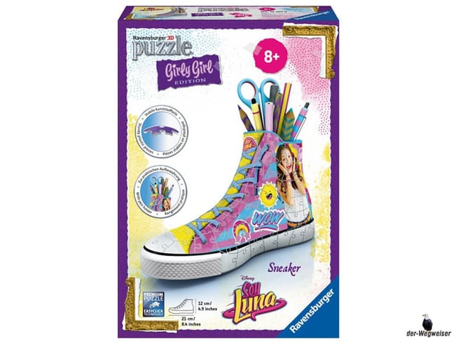Bei der Bestellung im Onlineshop der-Wegweiser erhalten Sie das Ravensburger Paket 12107 Sneaker "Soy Luna".