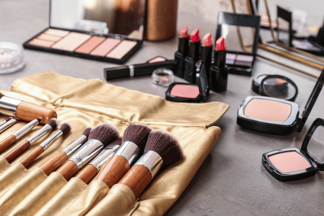 Feenglanz Make-up, Kosmetik und Pinsel