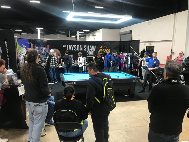 連日盛況だったジェイソン・ショウの個人ブース