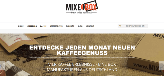 MIXEOBOX ABO BOX KAFFEEBOX