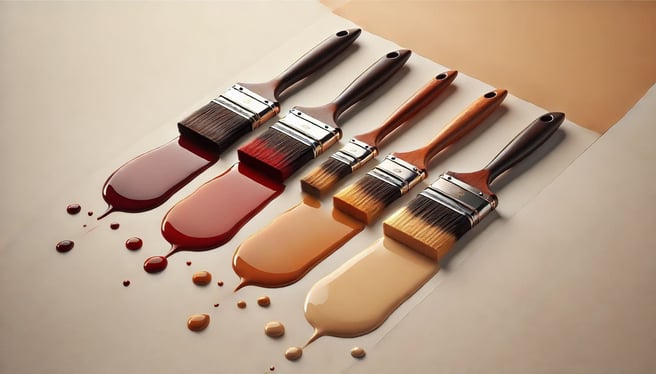 pinceaux multicolores