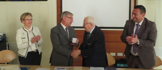 L-R: A Vassallo, K Vella, A Behnam, A Deidun Photo Credit: IOI HQ