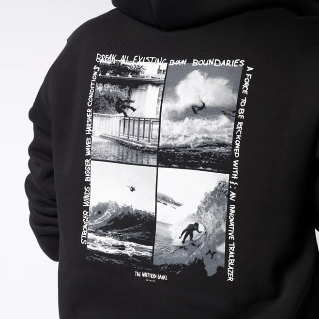 Mystic Bounty Hood Sweat Black im SALE bei WindSucht