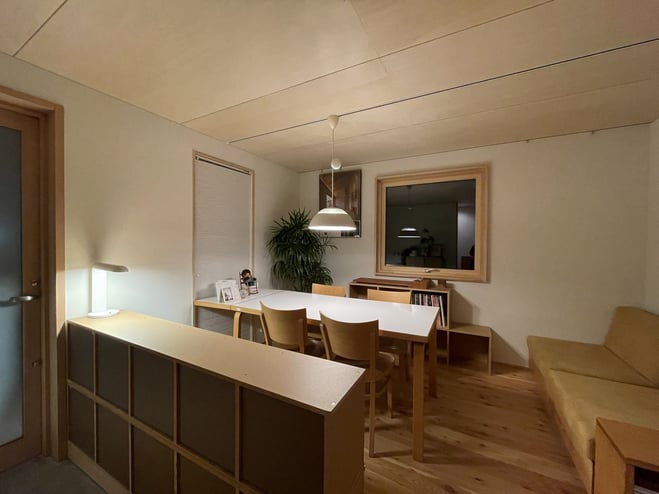 長野県　松本市　建築設計事務所　建築家　news設計室　丸山和男　住宅設計　設計監理　news設計室新事務所　改修工事　リフォーム　打合せ室