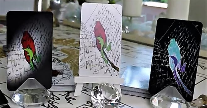 Lenormandkarte der Brief verschiedene Lenormanddecks